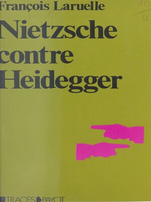 cover image of Nietzsche contre Heidegger